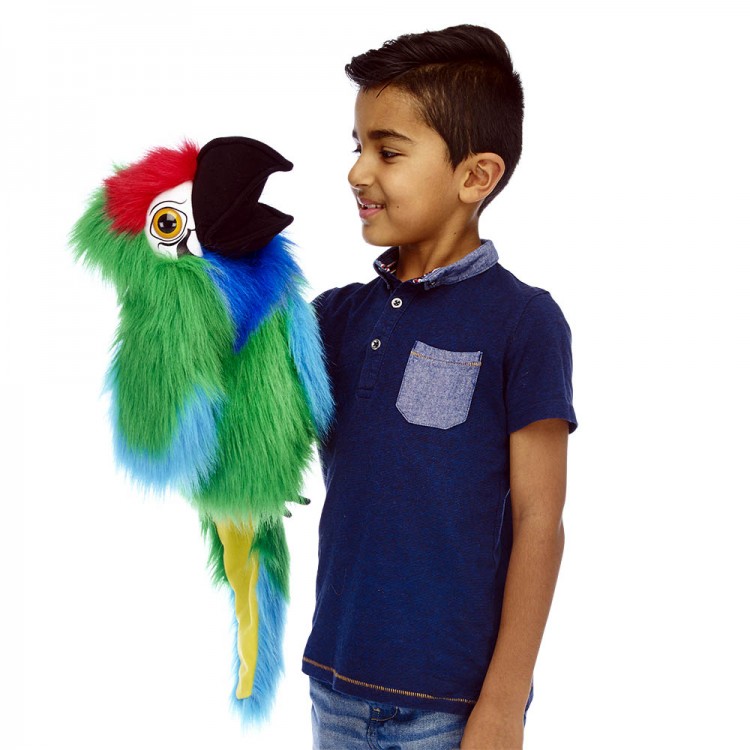 military-macaw-puppet military-macaw-puppet